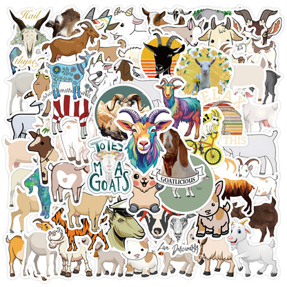 Just Arrived at Buy Center: 60 New Goat Small Animal Graffiti Stickers