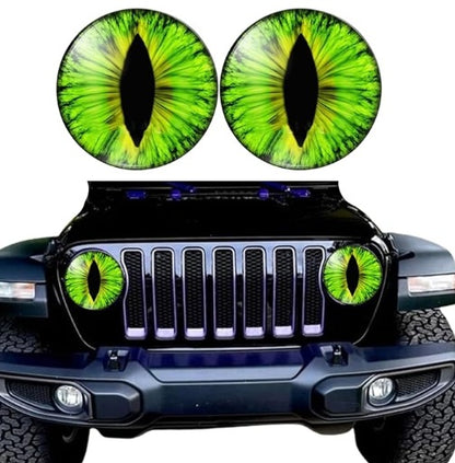 Just Arrived at Buy Center: Beast Eye Headlight Decal Decoration Green 02Car Lights