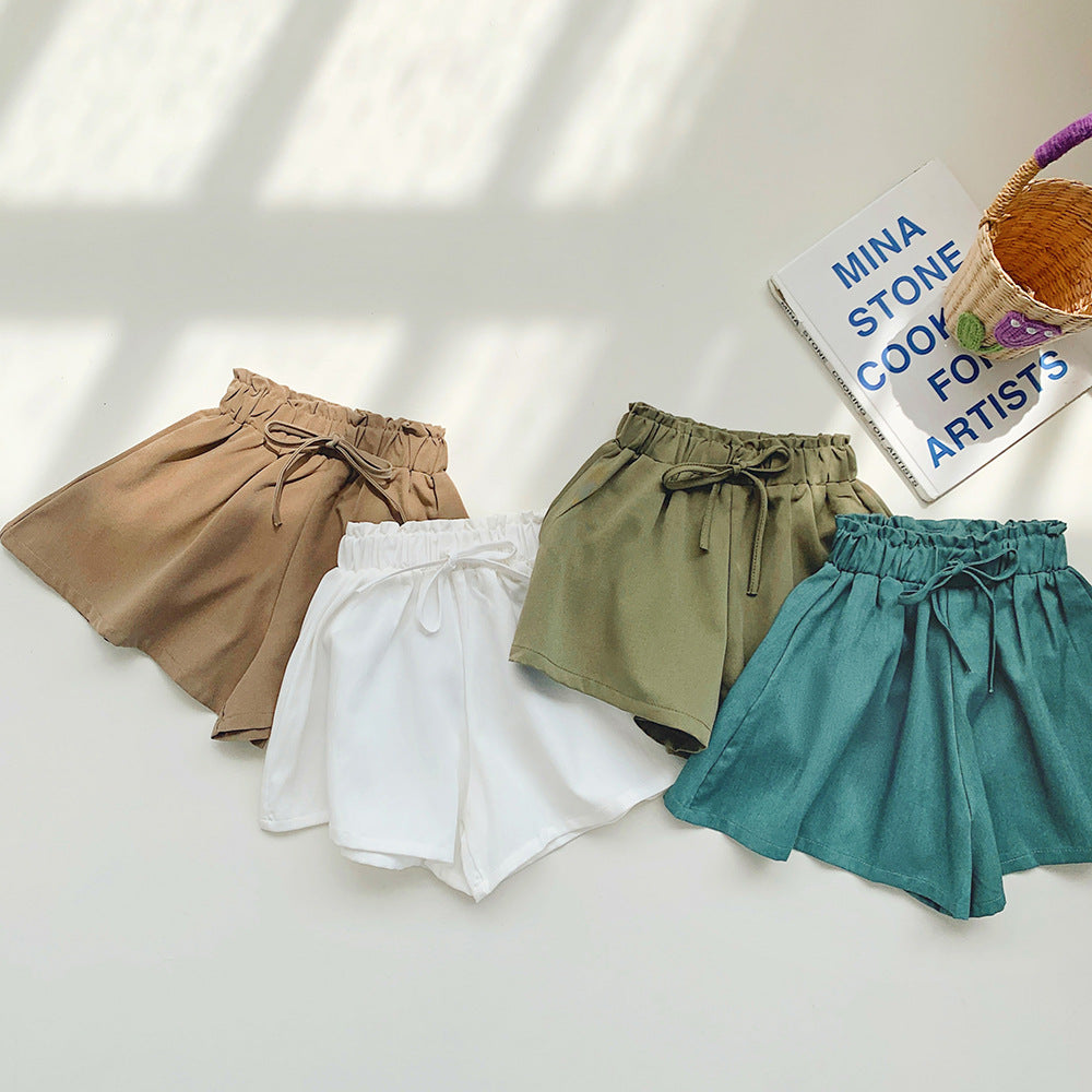 Fresh Arrivals at Buy Center: Korean Style Children's Casual Shorts Solid Color