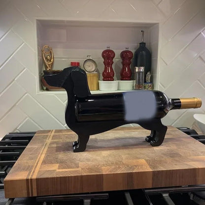 Just Arrived at Buy Center: Simple And Creative Home Sausage Dog Wine Bottle Rack