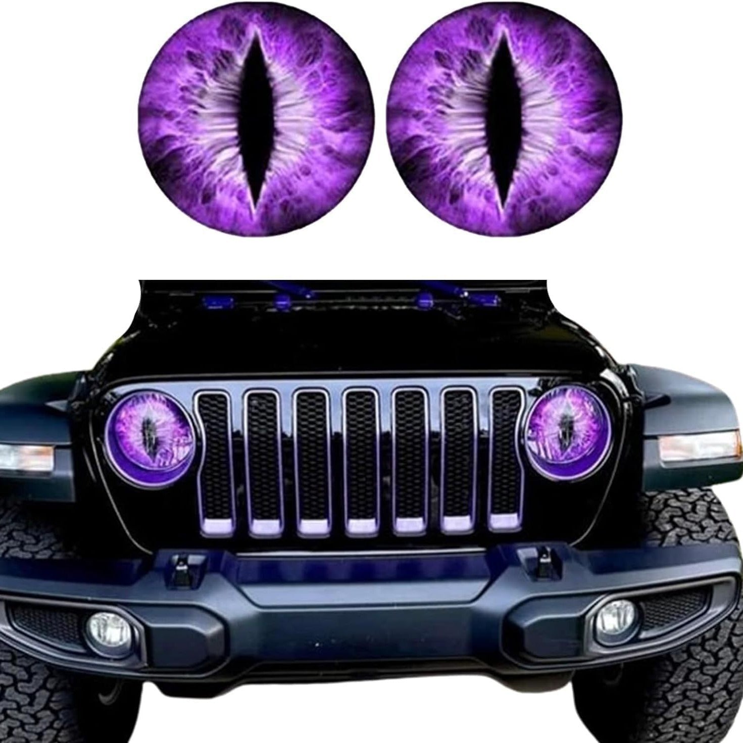 Just Arrived at Buy Center: Beast Eye Headlight Decal Decoration