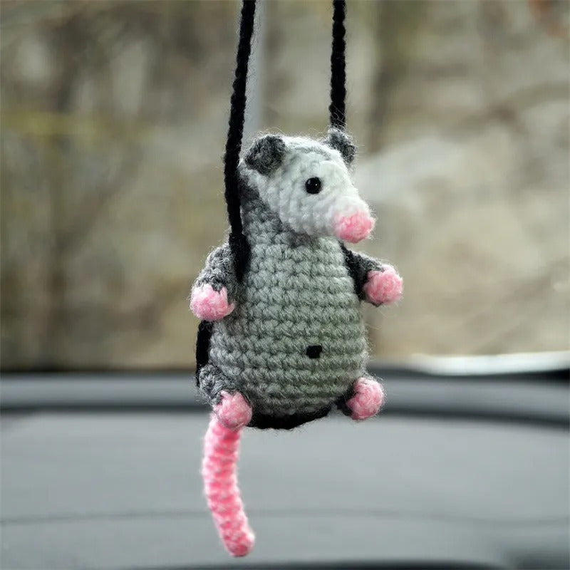 New at Buy Center: Fabric Possum Car Ornament Decorations