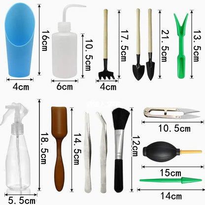 New at Buy Center: Succulent Tools Suit Combination Plant Flower Growing Supplies Gardening Tools Gardening 14PCs Set