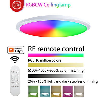 Newly Released at Buy Center: RGBCW Full Color Dimming Smart WiFi Ceiling Lamp