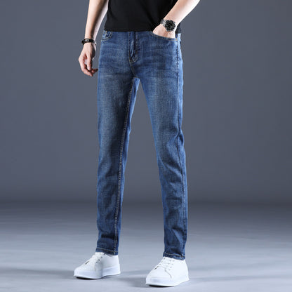 Now Available at Buy Center: Summer Thin Men's Straight Slim Stretch Casual Pants