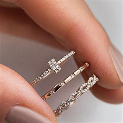 Fresh on the Scene at Buy Center: Fashion Creative Cross Ring Rhinestone Zircon