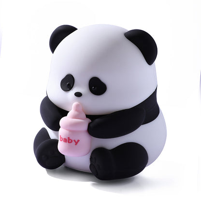 Fresh on the Scene at Buy Center: Three-speed Dimming Colorful Timing Small Night Lamp 0.96W Panda Night Light