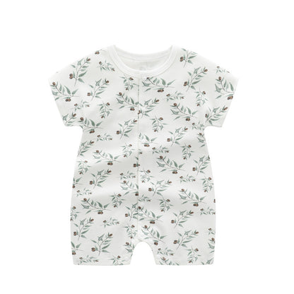 Hot New Items at Buy Center: Baby Thin Clothes Short Sleeve Baby Jumpsuits