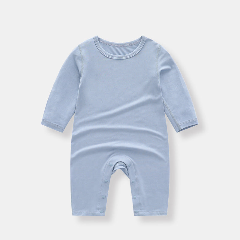 Hot New Items at Buy Center: Boneless Modal Baby Pajamas Baby Jumpsuits Haze Blue