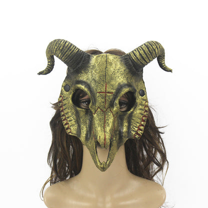 Newly Released at Buy Center: Goat Mask Halloween Party Pu Animals Mask