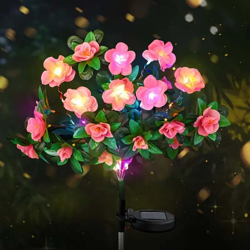 New at Buy Center: Azalea Artificial Flowers Solar Energy Festive Lantern