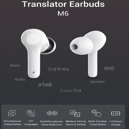 Now Available at Buy Center: M6 Smart Bluetooth Translation Headphones Supports 127 Languages