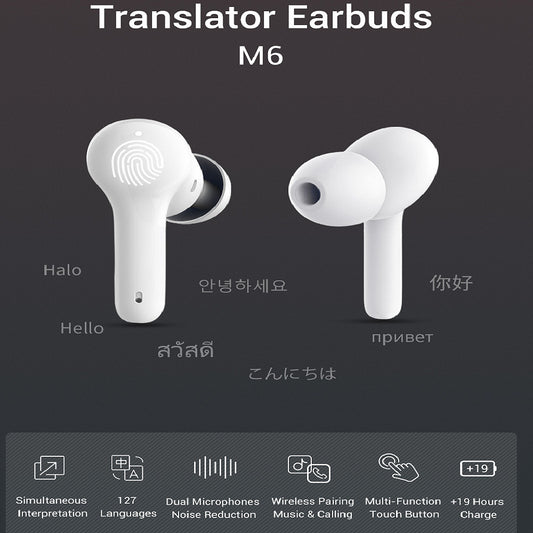 Now Available at Buy Center: M6 Smart Bluetooth Translation Headphones Supports 127 Languages