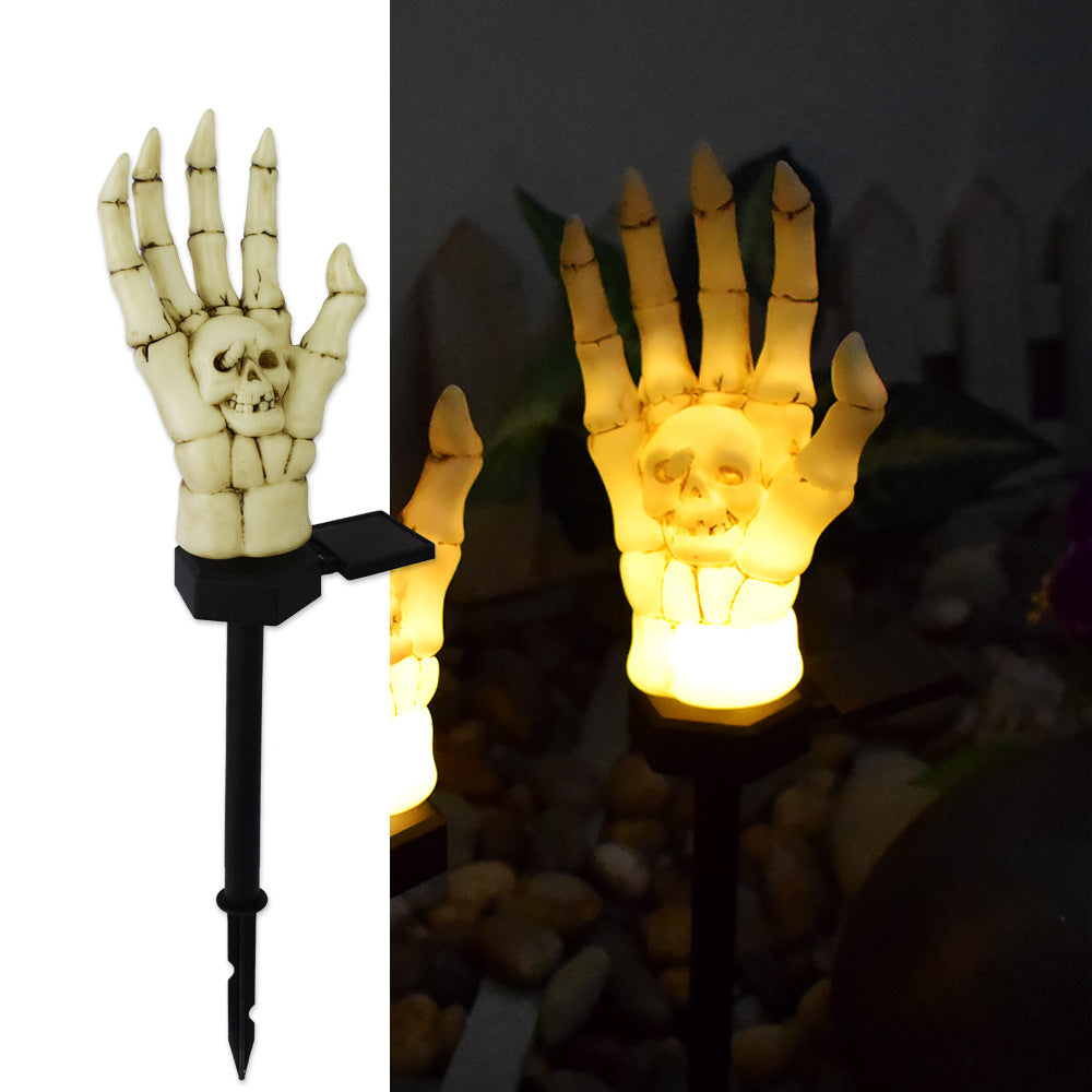 Newly Released at Buy Center: Halloween Waterproof Ghost Hand Light Courtyard Solar Light Single Hand Bone