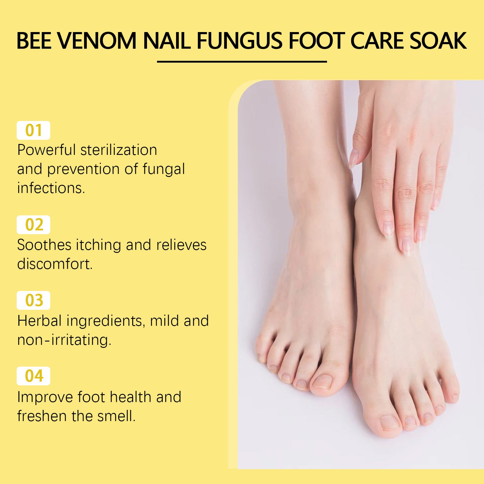 New at Buy Center: Nail Care Foot Bath Sheet Gentle Cleaning