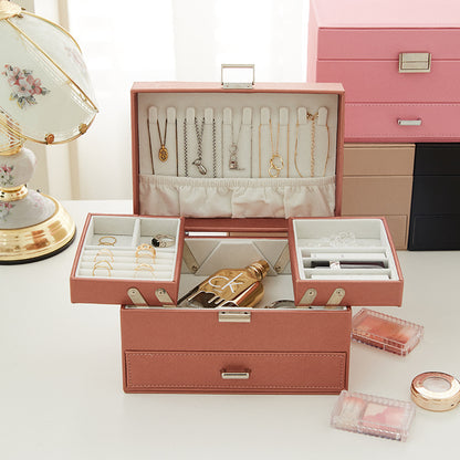 Hot New Items at Buy Center: Fashion Personality PU Leather Jewelry Storage Box