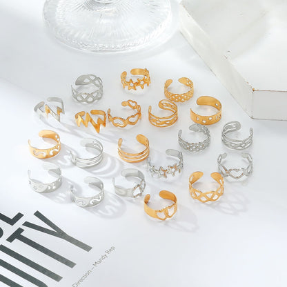 Now Available at Buy Center: Alloy Star Moon Toe Ring 10-piece Set