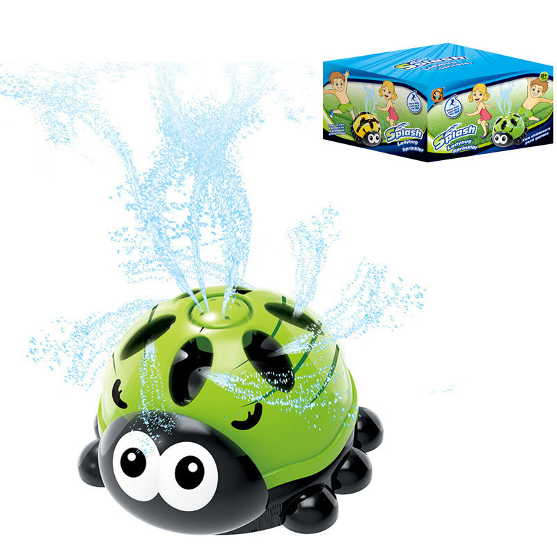 Fresh Arrivals at Buy Center: Sprinkler Outdoor Water Spray Toy Garden Water Toys Summer Yard Cartoon Splash Sprinkler Baby Bath Toy For Kids Green Beetle