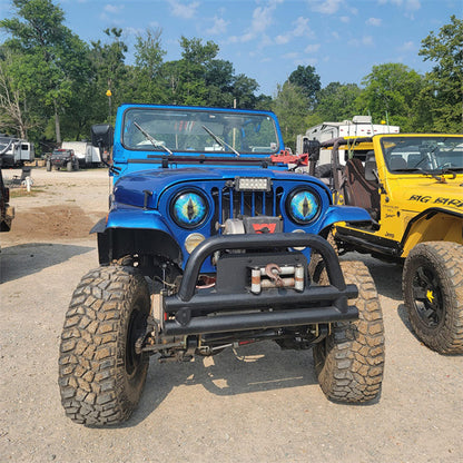 Just Arrived at Buy Center: Beast Eye Headlight Decal Decoration Blue Car Lights