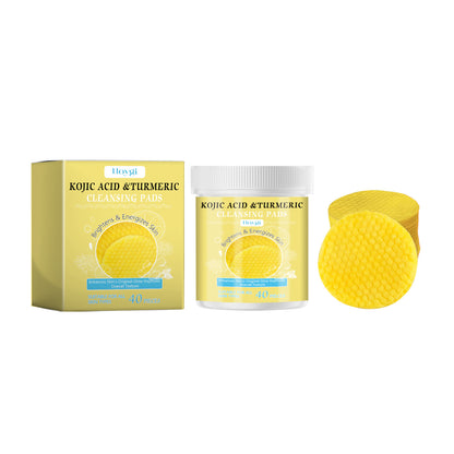 Trending Now at Buy Center: Turmeric Kojic Acid Cleansing Gasket Face Daily Cleaning 40pieces