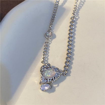 Fresh Arrivals at Buy Center: Special-interest Design High-grade Clavicle Chain Broken Shell Love Pendant