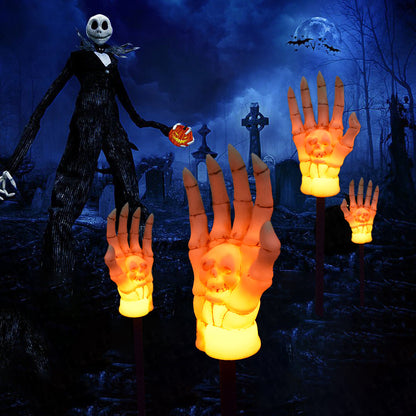 Newly Released at Buy Center: Halloween Waterproof Ghost Hand Light Courtyard Solar Light