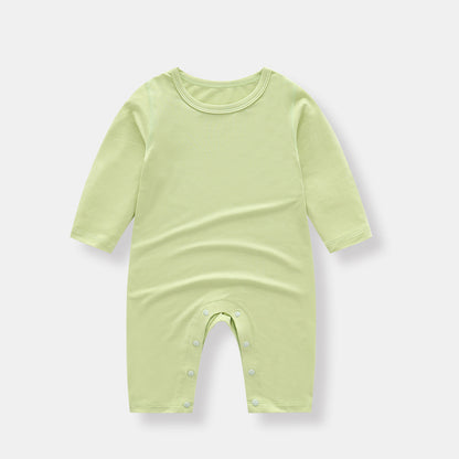 Hot New Items at Buy Center: Boneless Modal Baby Pajamas Baby Jumpsuits Green Tea