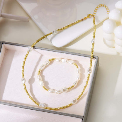 New Necklace Women's High-grade Imitation Pearl Beads