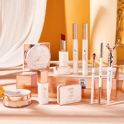 Set de 10 cosméticos para principiantes de maquillaje para estudiantes