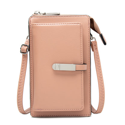 Newly Arrived at Buy Center: Multi-functional Touch Screen Phone Bag Women Pink