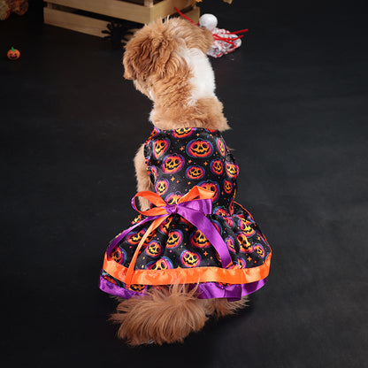 Fresh Arrivals at Buy Center: Dog Clothes Halloween Cute Double-layer Pet Skirt