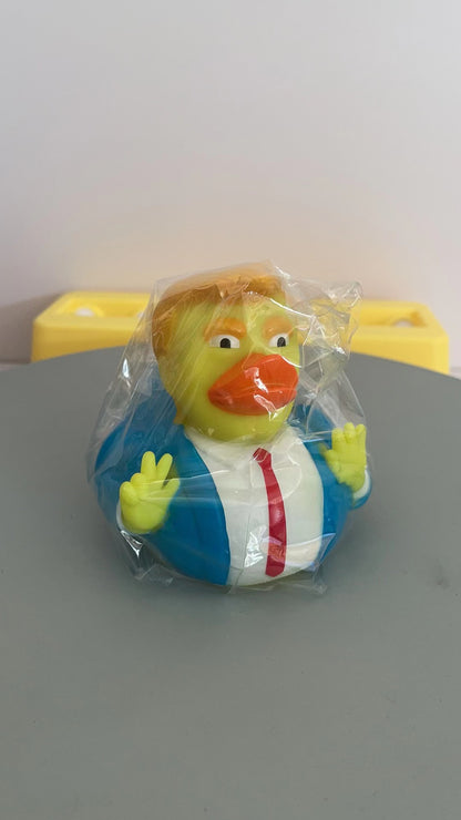 Fresh Arrivals at Buy Center: Children's Bath Water Duck Vinyl Squeezing Toy Suit Squeeze Sound Toys Trump Duck