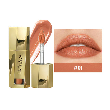 Just Arrived at Buy Center: Matte Moisturizing Lip Lacquer Lip Nude Lipstick 01color