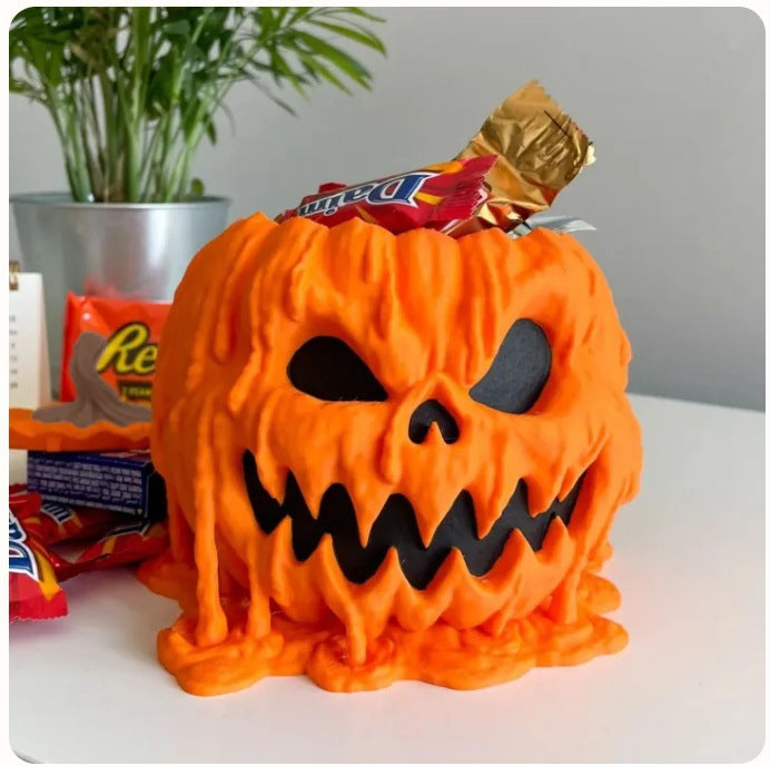 Just Arrived at Buy Center: Melting Halloween Pumpkin Candy Bowl