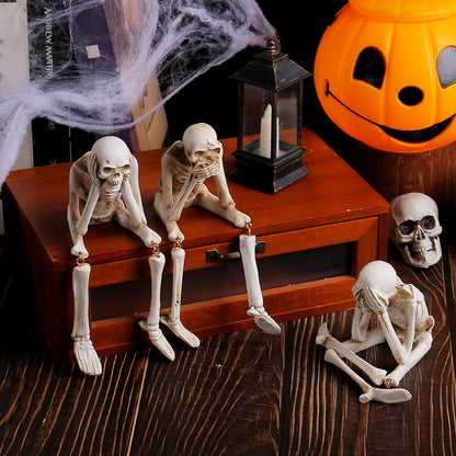 Fresh Arrivals at Buy Center: Halloween Skull Resin Decorations Ghost Festival Atmosphere Decorations