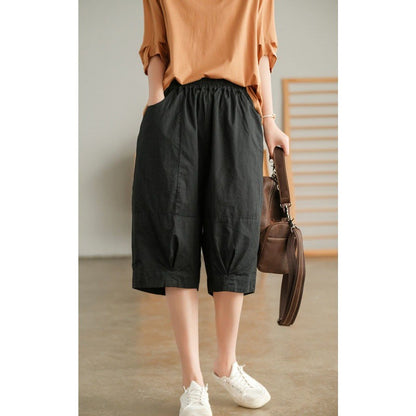 Newly Arrived at Buy Center: New Loose Slim Fit Women's Outer Shorts Black