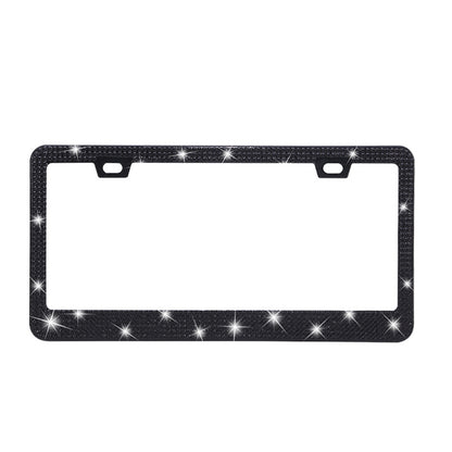 Newly Released at Buy Center: Fresh on the Scene at Buy Center: Stick-on Crystals License Plate Frame US Standard Acrylic Diamond License Plate Frame Black