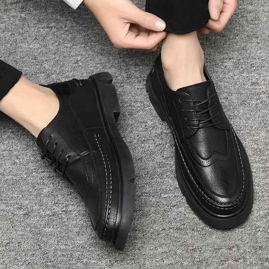 New at Buy Center: Men's Fashionable Summer Breathable Business Casual Formal Wear Leather Shoes