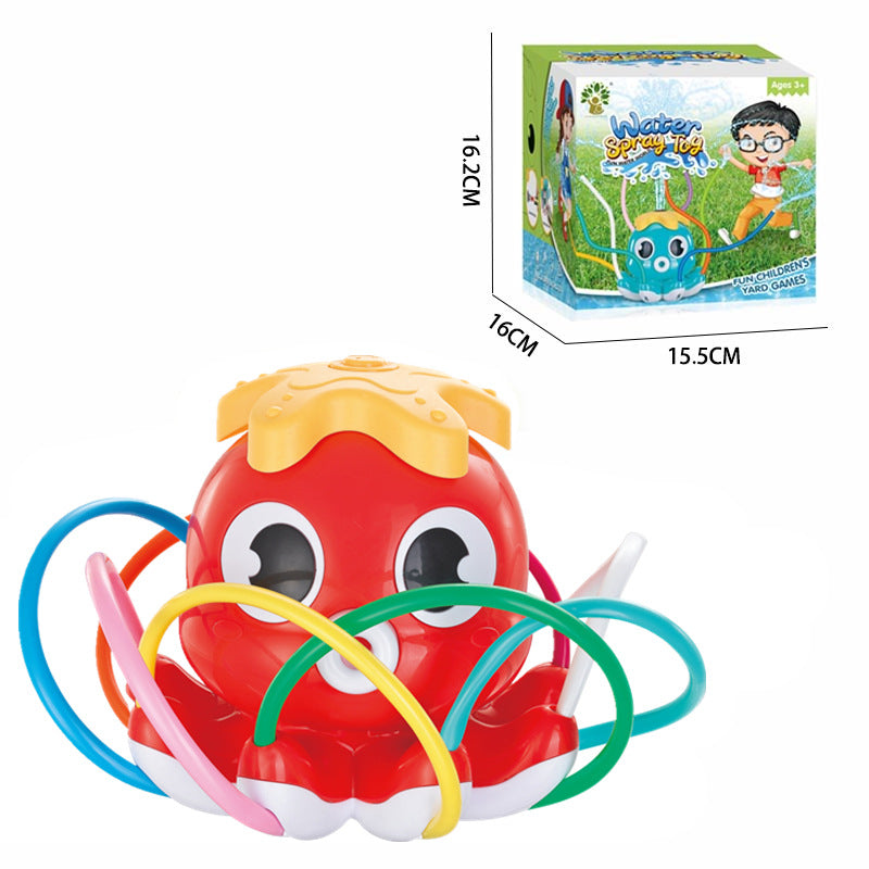 Fresh Arrivals at Buy Center: Sprinkler Outdoor Water Spray Toy Garden Water Toys Summer Yard Cartoon Splash Sprinkler Baby Bath Toy For Kids Red Octopus