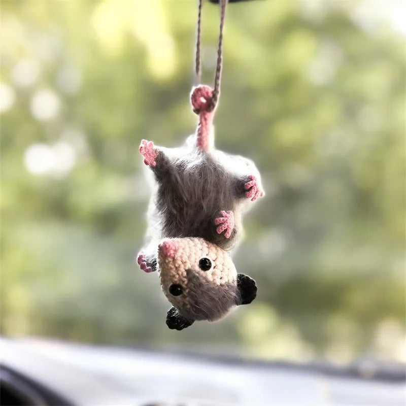 New at Buy Center: Fabric Possum Car Ornament Decorations Upside Down Possum