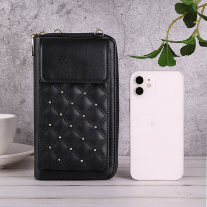 Now Available at Buy Center: Fashion All-match Mobile Phone Bag Classic Style Rhombus Light Luxury