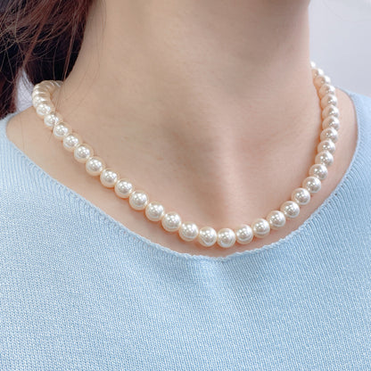 New French Vintage Pearl Necklace Fashion