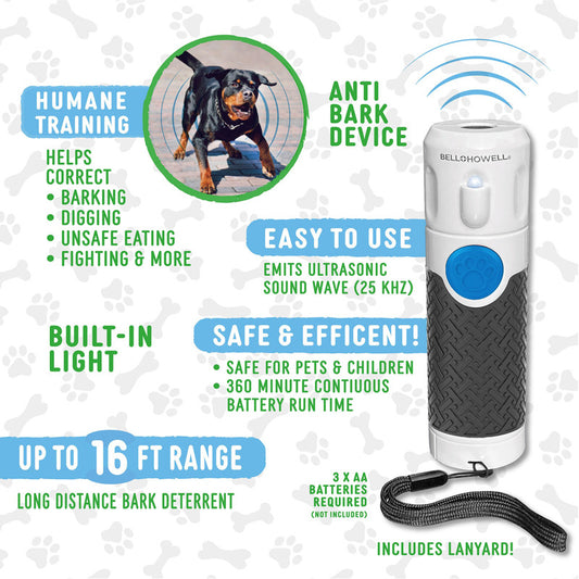 New Dog Trainer Ultrasonic Handheld Bark-stop