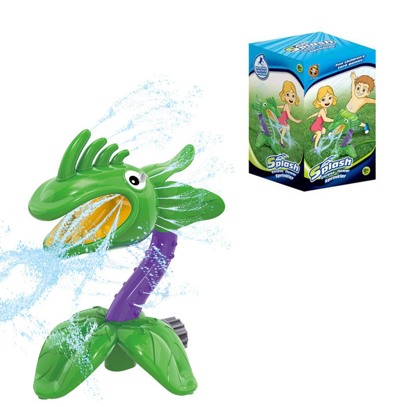 Fresh Arrivals at Buy Center: Sprinkler Outdoor Water Spray Toy Garden Water Toys Summer Yard Cartoon Splash Sprinkler Baby Bath Toy For Kids Water Spray Cannibal Flower