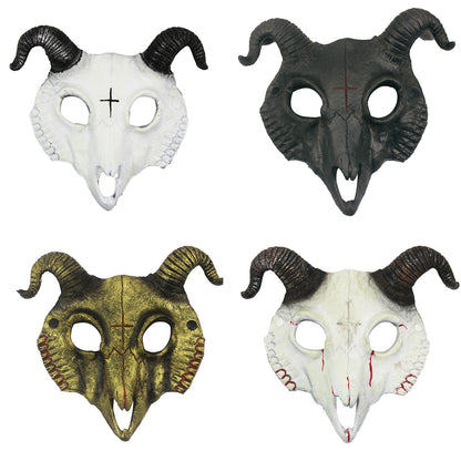 Newly Released at Buy Center: Goat Mask Halloween Party Pu Animals Mask