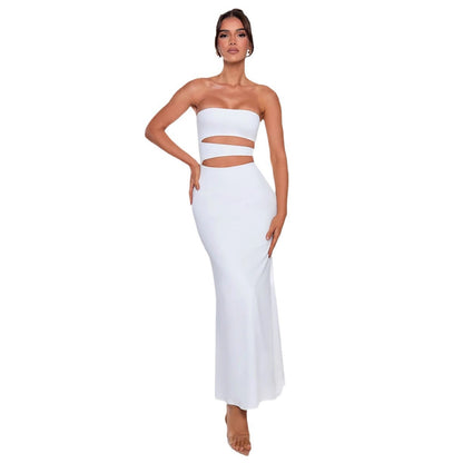 Robe longue de soirée sexy et tendance