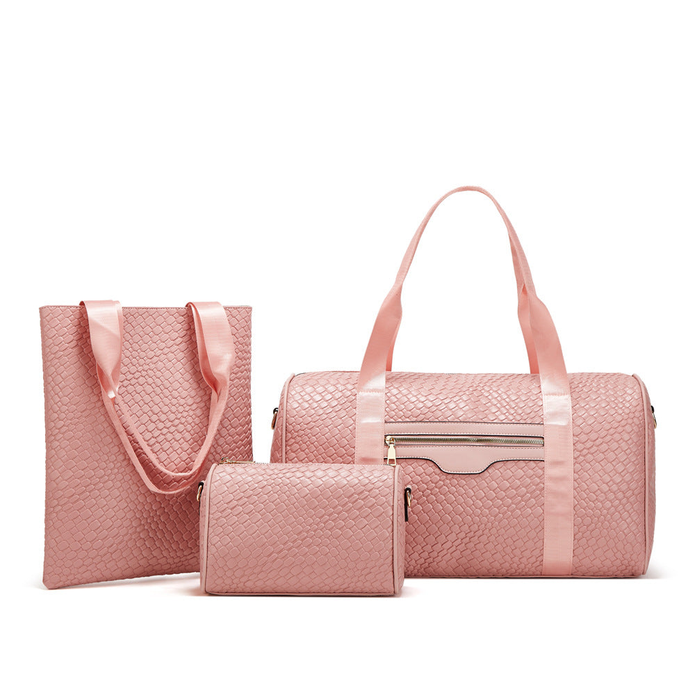 New Women's Business Travel Bag Popular Bag Shoulder Sports Bag Pink