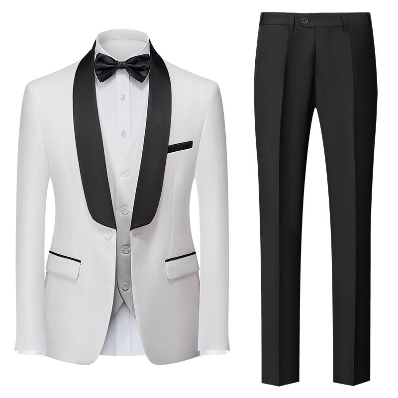 Hot New Items at Buy Center: New Men's Three-piece Suit White