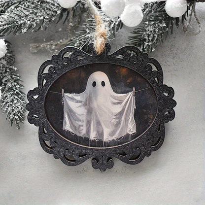 Just Arrived at Buy Center: Creative Halloween Ghost Portrait Pendant Style 2