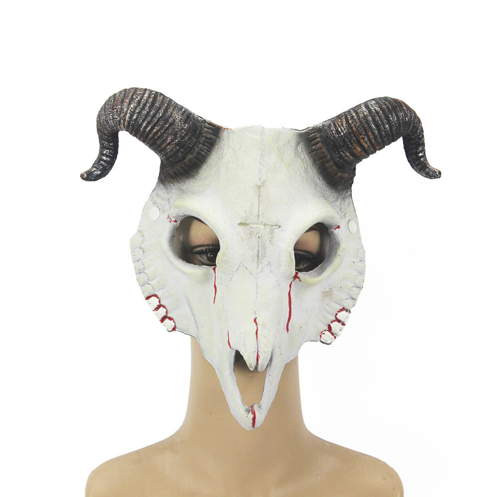 Newly Released at Buy Center: Goat Mask Halloween Party Pu Animals Mask